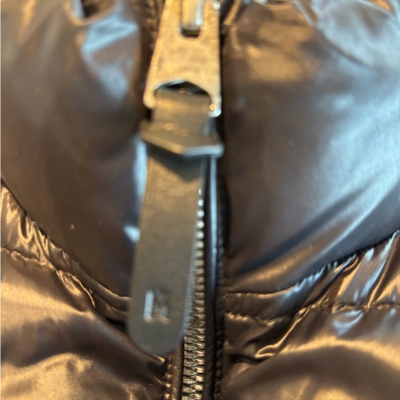Mackage Black Quilted Puffer Jacket with Stand-Up Collar - Picture 6 of 12